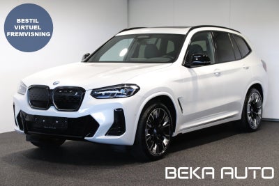 BMW iX3  Charged Plus M-Sport El aut. Automatgear modelår 2022 km 18000 Hvidmetal træk ABS airbag se