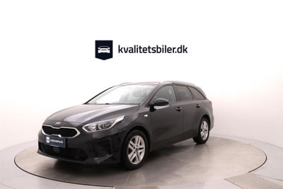 Kia Ceed 1,0 T-GDi Active SW Benzin modelår 2021 km 37000 Sort klimaanlæg ABS airbag centrallås serv