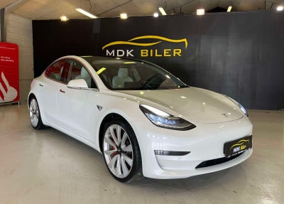 Tesla Model 3  Performance AWD El 4x4 4x4 aut. Automatgear modelår 2019 km 70000 nysynet ABS airbag 