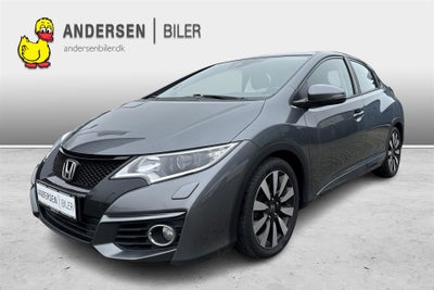 Honda Civic 1,6 i-DTEC Elegance Diesel modelår 2015 km 169000 Koksmetal ABS airbag centrallås starts