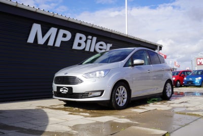 Ford C-MAX 1,0 SCTi 125 Titanium Benzin modelår 2018 km 101800 Sølvmetal træk nysynet klimaanlæg ABS