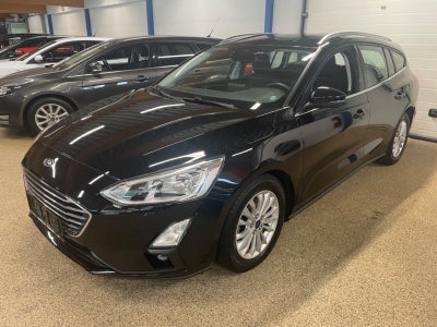 Ford Focus 1,0 EcoBoost Titanium stc. Benzin modelår 2019 km 114000 Sortmetal ABS airbag startspærre