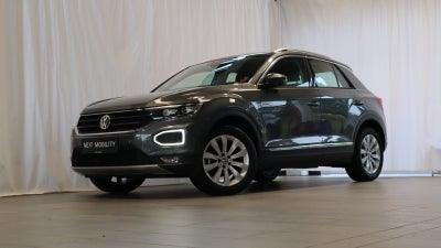 VW T-Roc 1,5 TSi 150 Sport DSG Benzin aut. Automatgear modelår 2019 km 36000 Gråmetal træk ABS airba