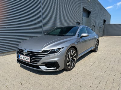 VW Arteon 2,0 TSi 190 R-line DSG Benzin aut. Automatgear modelår 2018 km 141000 Sølvmetal klimaanlæg