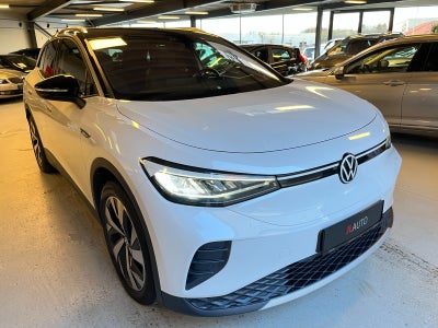 VW ID.4  Pro Performance 1ST El aut. Automatgear modelår 2021 km 57000 Hvid træk klimaanlæg ABS airb