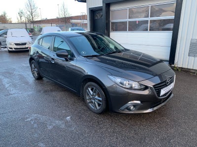 Mazda 3 2,0 SkyActiv-G 120 Vision Benzin modelår 2015 km 211000 Brunmetal træk nysynet ABS airbag st