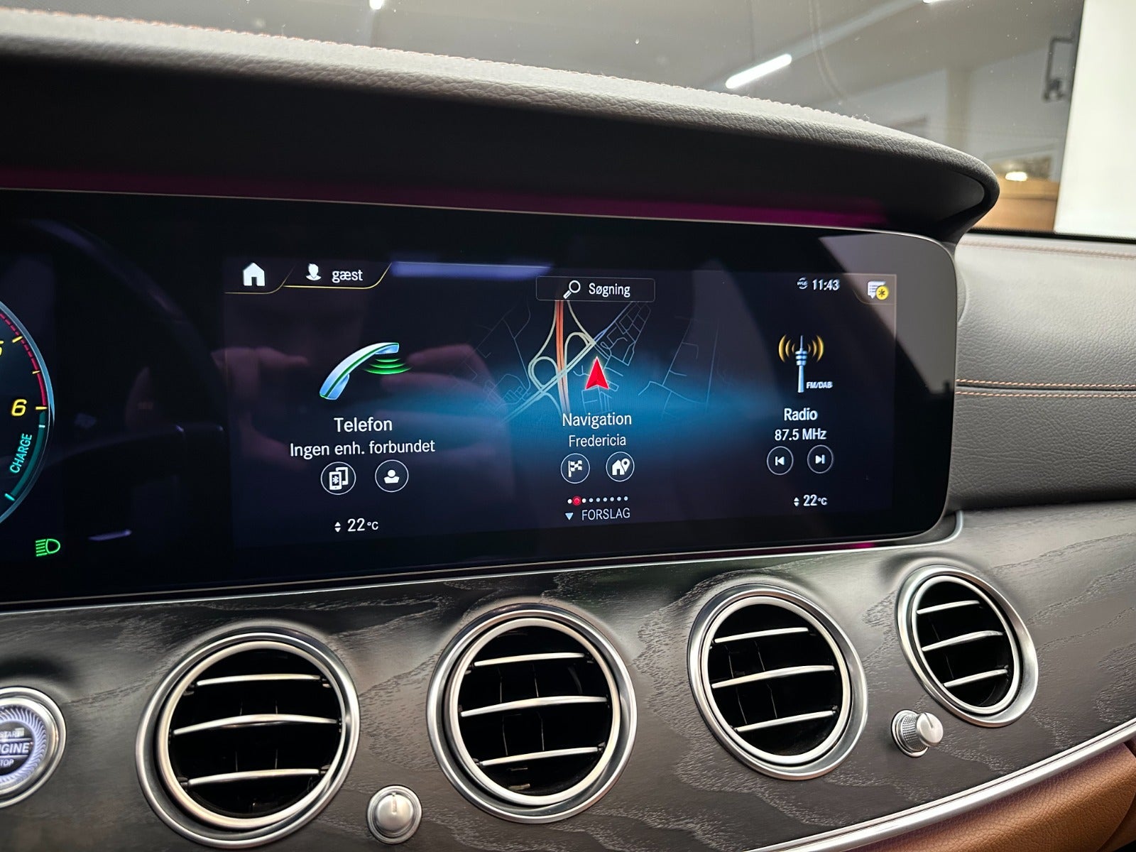 Billede af Mercedes E300 de 2,0 AMG Line stc. aut.