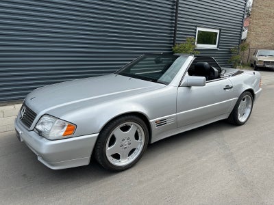 Mercedes SL500 5,0 Cabriolet Benzin modelår 1995 km 45900 Sølvmetal ABS airbag, uden afgift servosty