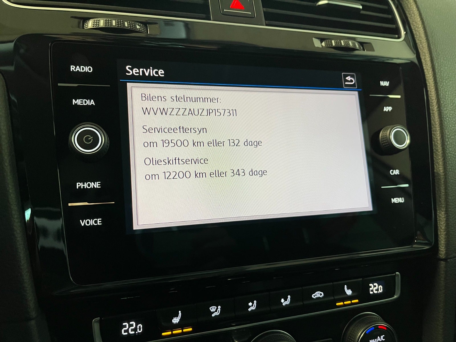 Billede af VW Golf VII 2,0 TDi 150 Highline DSG