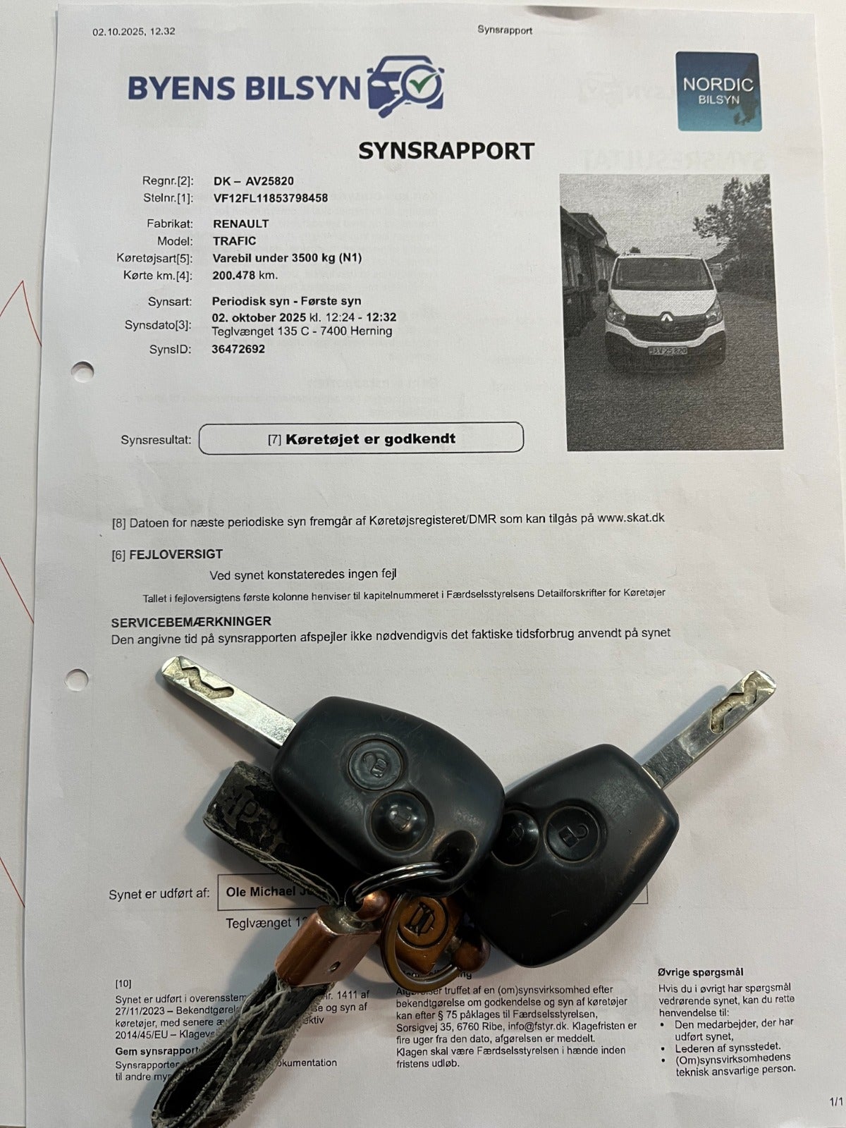 Billede af Renault Trafic T29 1,6 dCi 120 L2H1