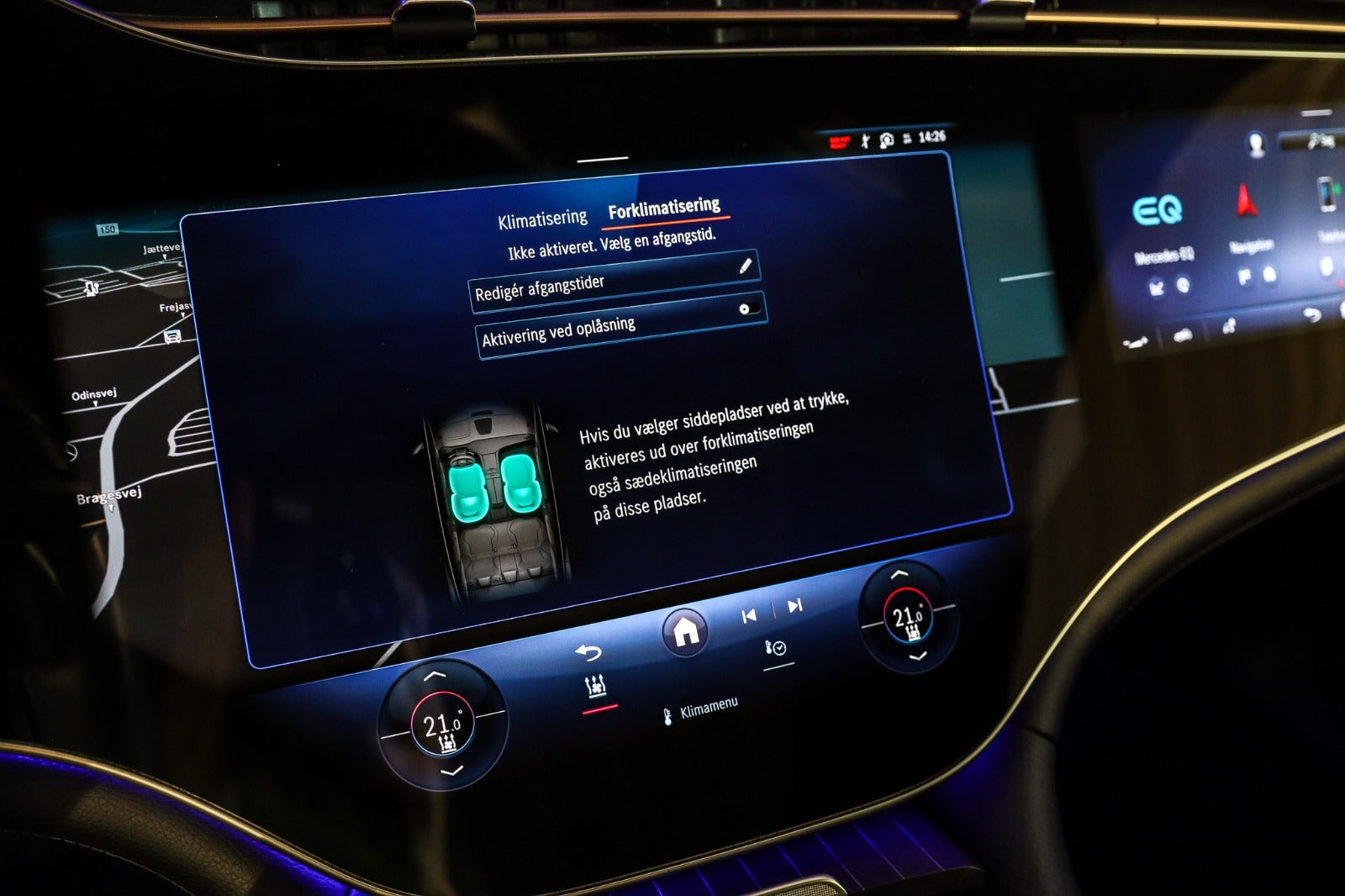 Billede af Mercedes EQE350  AMG Line 4Matic