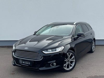 Ford Mondeo 1,5 SCTi 160 Titanium stc. Benzin modelår 2018 km 76000 træk nysynet ABS airbag servosty