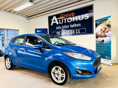 Ford Fiesta 1,0 SCTi 125 Titanium Benzin modelår 2013 km 136000 Mørkblåmetal nysynet ABS airbag alar