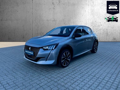 Peugeot e-208 50 GT El aut. Automatgear modelår 2021 km 28000 Grå nysynet klimaanlæg ABS airbag cent