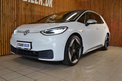 VW ID.3  Pro Performance 1ST Max El aut. Automatgear modelår 2021 km 36000 Hvid nysynet ABS airbag a