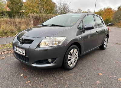 Toyota Auris 1,6 Luna Benzin modelår 2008 km 124000 Koksmetal træk nysynet ABS airbag startspærre se