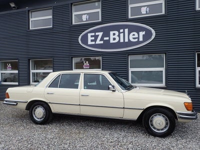 Mercedes 280 S 2,8 Benzin modelår 1978 km 37000 Beige nysynet centrallås servostyring, aut., airc., 
