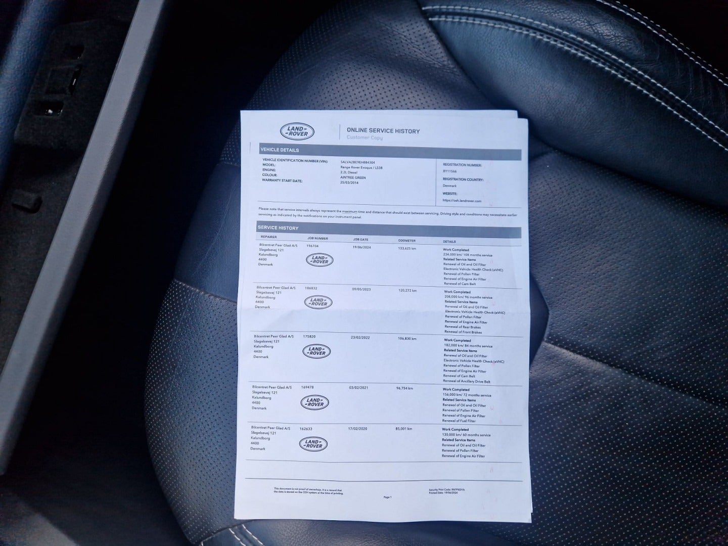 Billede af Land Rover Range Rover Evoque 2,2 SD4 Dynamic aut. Van
