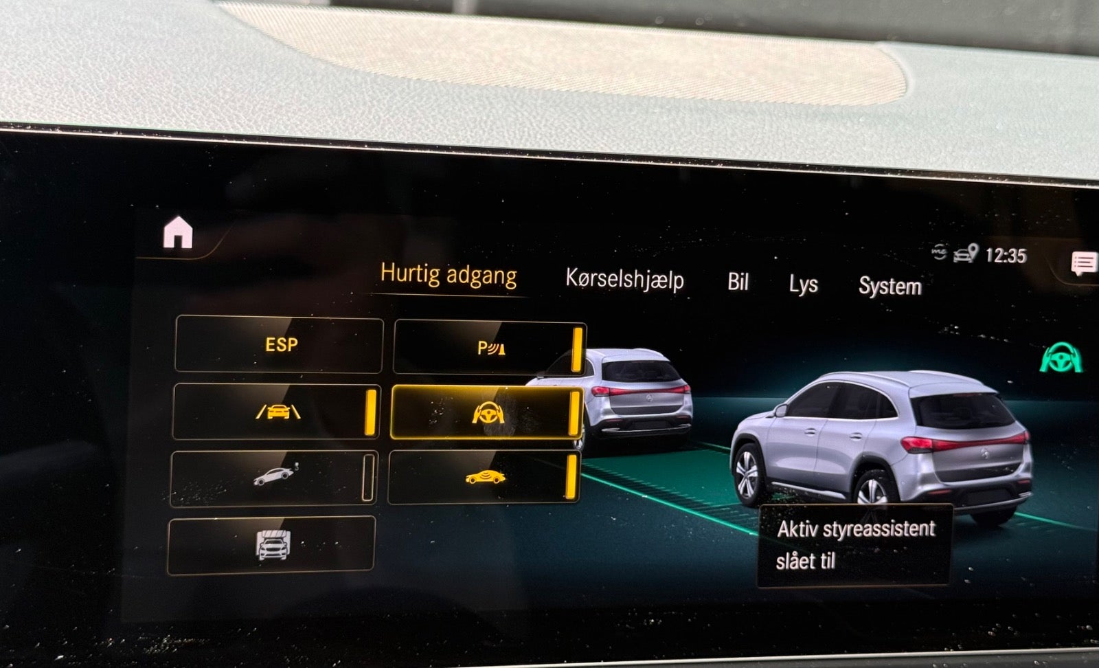 Billede af Mercedes EQA250 AMG Line