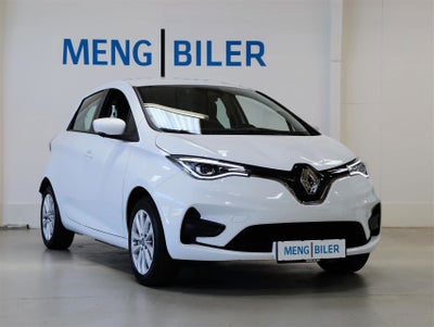 Renault Zoe 52 Intens El aut. Automatgear modelår 2021 km 15000 Hvid klimaanlæg ABS airbag servostyr