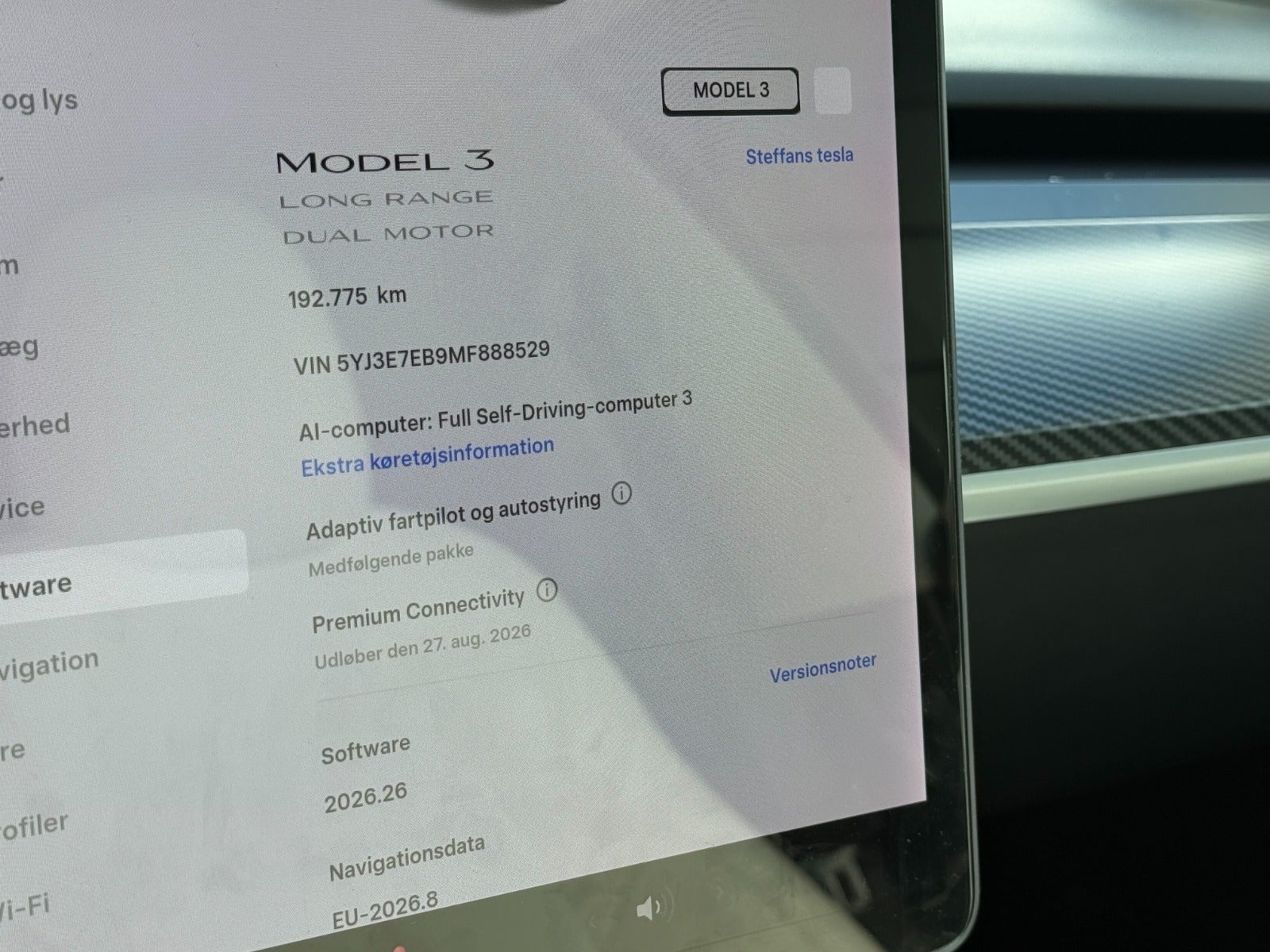 Billede af Tesla Model 3 Long Range AWD