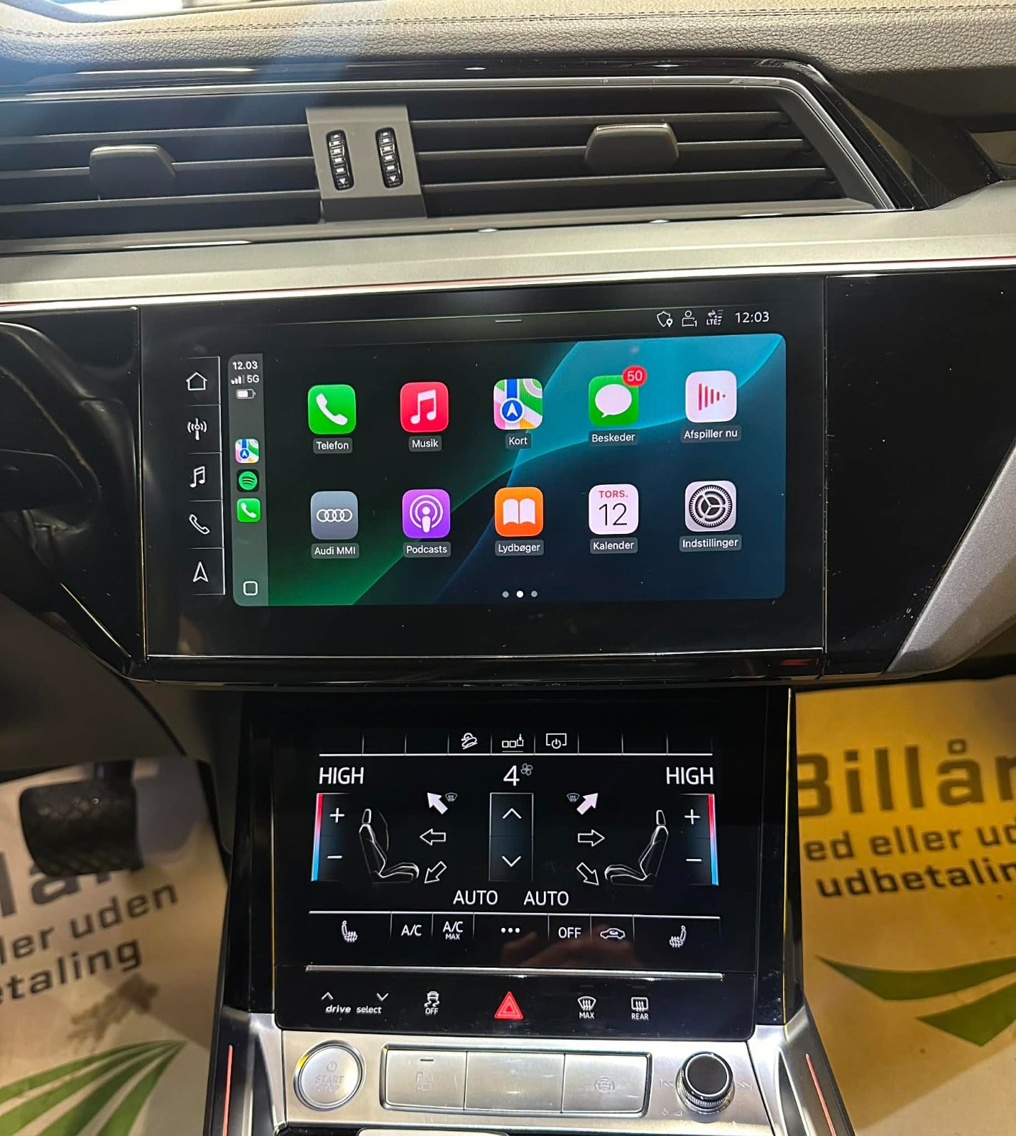 Billede af Audi e-tron 50 Advanced Sportback quattro