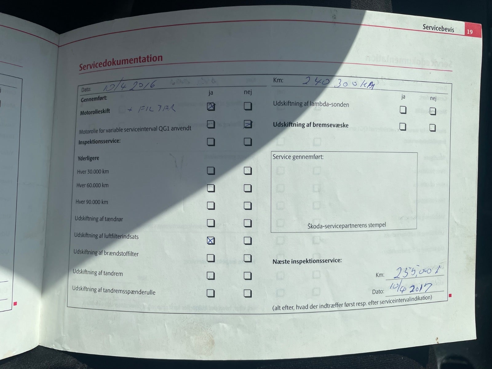 Billede af Skoda Octavia 1,9 TDi 100 Elegance Combi