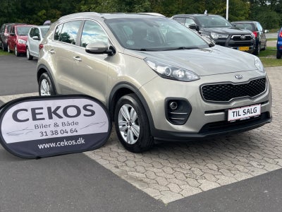 Kia Sportage 1,6 GDi Advance Benzin modelår 2016 km 118000 Beigemetal nysynet klimaanlæg ABS airbag 