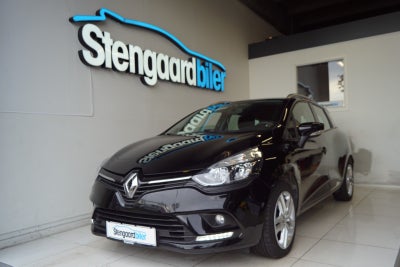 Renault Clio IV 0,9 TCe 90 Zen Sport Tourer Benzin modelår 2019 km 43000 Sort træk nysynet ABS airba