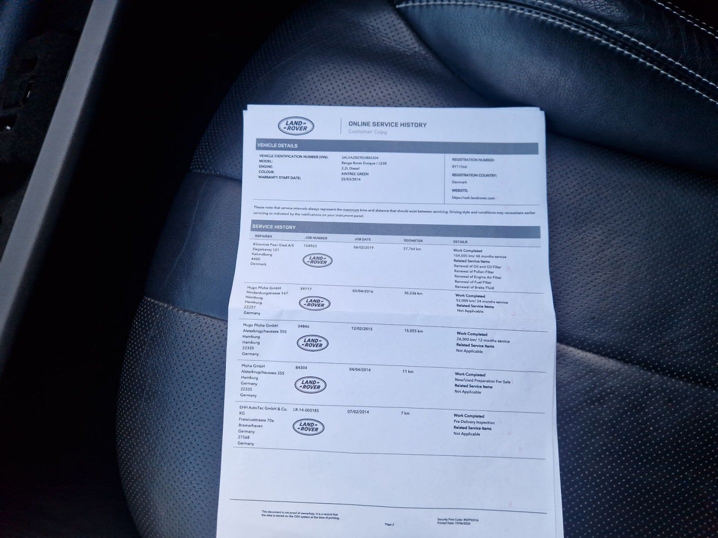 Billede af Land Rover Range Rover Evoque 2,2 SD4 Dynamic aut. Van