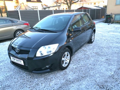 Toyota Auris 1,6 Sol Benzin modelår 2007 km 228000 træk nysynet ABS airbag centrallås startspærre se