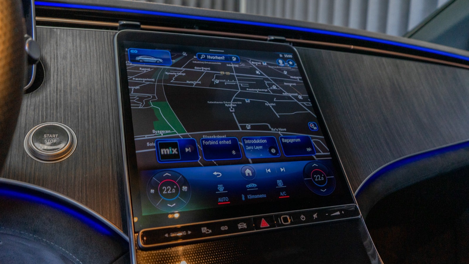 Billede af Mercedes EQE350 AMG Line