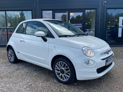 Fiat 500C 0,9 TwinAir 80 Popstar Benzin modelår 2018 km 94000 Hvid ABS airbag, 
Synes du om stilfuld