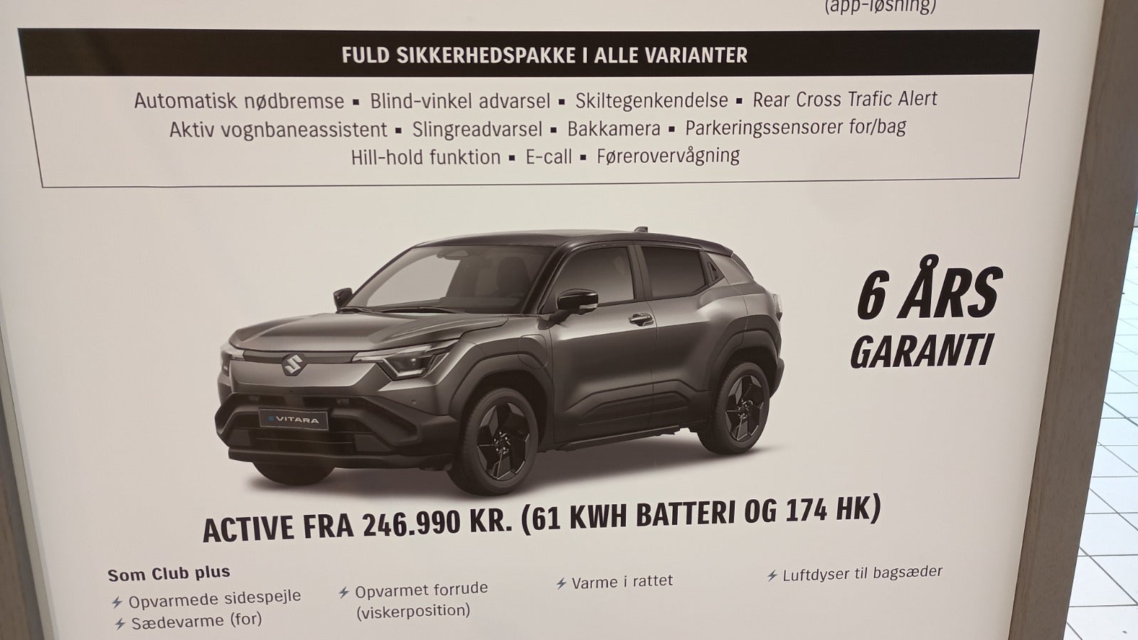 Billede af Suzuki eVitara 61 Active