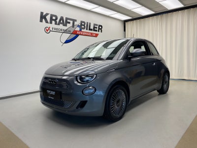 Fiat 500e  Icon 3+1 El aut. Automatgear modelår 2021 km 46000 Koksmetal klimaanlæg ABS airbag starts