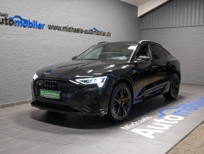 Audi e-tron 55 Black Edition Sportback quattro El 4x4 4x4 aut. Automatgear modelår 2022 km 39000 Sor