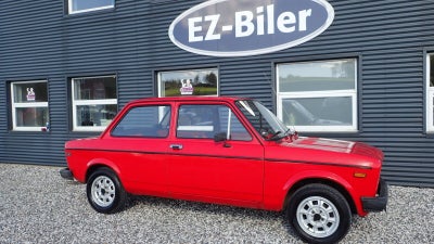 Fiat 128 1,1 CL Benzin modelår 1977 km 96000 Rød træk nysynet, alu. Sjov og meget sjælden bil efterh