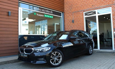 BMW 320d 2,0 Touring Sport Line aut. Diesel aut. Automatgear modelår 2020 km 99000 Sortmetal træk kl