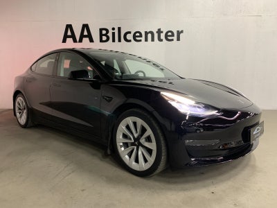 Tesla Model 3  Long Range AWD El 4x4 4x4 aut. Automatgear modelår 2021 km 104000 Sortmetal træk klim