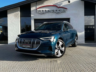 Audi e-tron 50 Advanced Sportback quattro El 4x4 4x4 aut. Automatgear modelår 2021 km 30000 Blåmetal