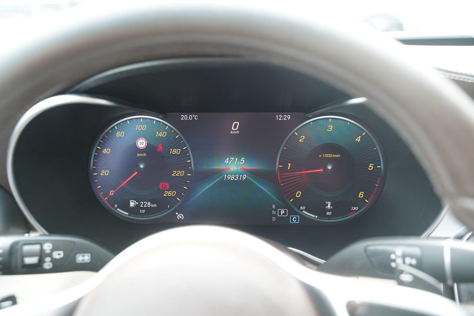 Billede af Mercedes C220 d 2,0 AMG Line Night Edition stc. aut. 4Matic