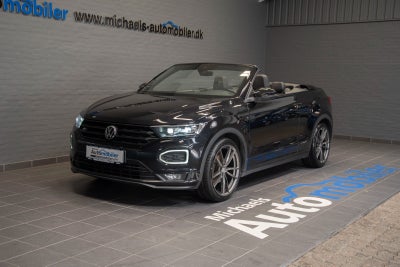 VW T-Roc 1,5 TSi 150 R-line Cabriolet DSG Benzin aut. Automatgear modelår 2021 km 49000 Sortmetal kl