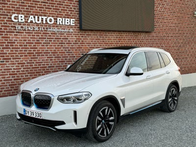 BMW iX3  Charged Plus El aut. Automatgear modelår 2022 km 12000 Hvidmetal klimaanlæg ABS airbag alar