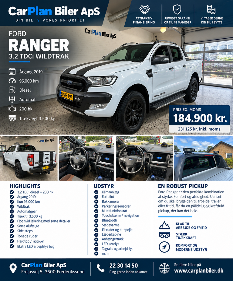 Ford Ranger TDCi Db.Kab Wildtrak aut. 4x4