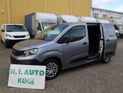 Peugeot Partner 1,5 BlueHDi 100 L1V1 Plus Van d Diesel modelår 2019 Grå km 105000 ABS airbag + moms,