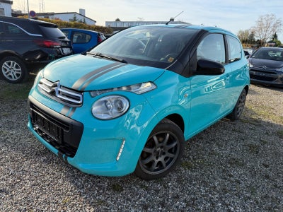 Citroën C1 1,2 PureTech 82 Feel Benzin modelår 2016 km 113000 Turkis nysynet klimaanlæg ABS airbag c