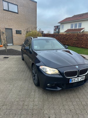 BMW 535d 3,0 Touring aut. Diesel aut. Automatgear modelår 2011 km 267000 Mørkblåmetal klimaanlæg ABS