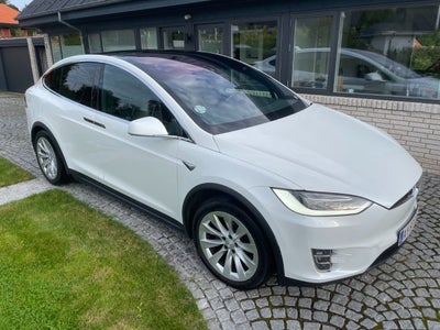 Tesla Model X  100D 6prs El 4x4 4x4 aut. Automatgear modelår 2017 km 156300 Hvid klimaanlæg ABS cent