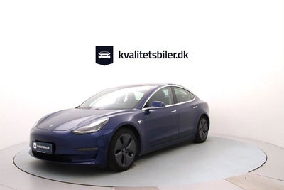 Tesla Model 3  Standard Range+ RWD El aut. Automatgear modelår 2019 km 104000 Blåmetal træk klimaanl