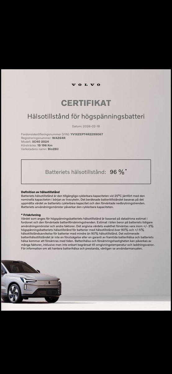 Volvo XC40 ReCharge Extended Range Plus billede 24
